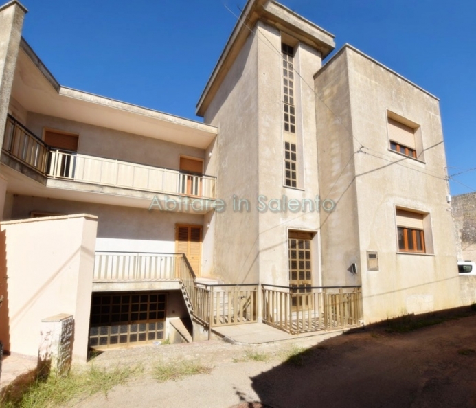 Three-Story Building in a Residential Area