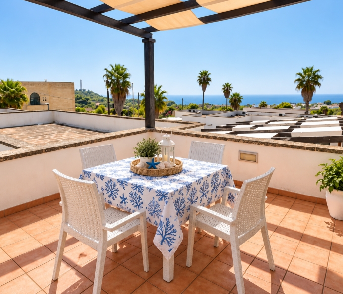 One-Bedroom Apartment with Sea-View Terrace