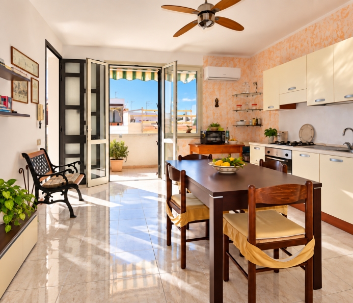 Bright Two-Bedroom Apartment with Sea View