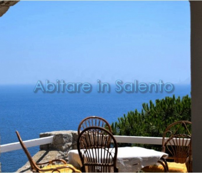 Detached stone villa overlooking the sea