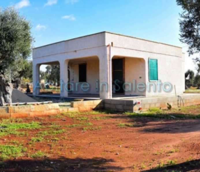 Rustic Building with Olive Grove