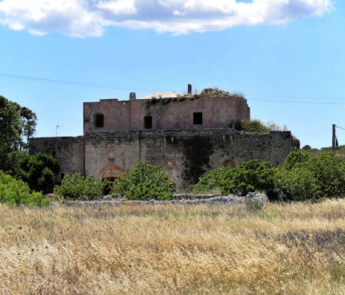 Ancient Masseria Surrounded by Greenery